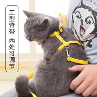 猫咪适用牵引绳小猫防挣脱溜猫遛猫链子猫绳子猫牵引遛猫绳用品