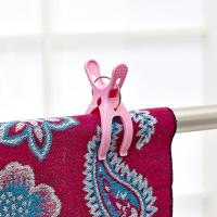 中号10只装防风夹日式强力晾衣夹塑料凉衣服毛毯被子夹子晾晒衣夹