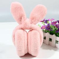 耳套保暖耳罩女冬季可爱兔耳朵蝴蝶结仿兔毛加大耳暖耳包耳捂