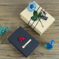 复古文艺小清新礼品盒长方形礼物包装盒大号情人节生日礼盒-中号+礼袋