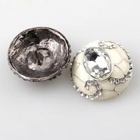 装饰扣镶钻金属钮扣时装女装貂绒貂皮貂毛呢大衣毛衣扣子-黑色