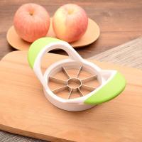 切果器水果去核分割器切片器加厚不锈钢苹果削皮刀拼盘工具剥橙器-绿色