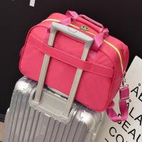 旅行包手提女行李包大容量可折叠防水可套拉杆箱男运动健身提包