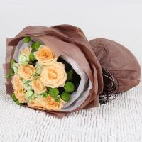 礼品鲜花包装纸内衬材料薄花束花店用雪梨纸系列-咖啡色 50张每包