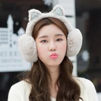 冬天耳包女生冬季可爱耳罩护耳耳捂子耳套保暖可折叠猫耳