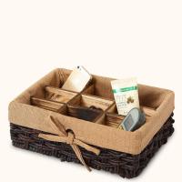 草编收纳筐藤编布艺桌面收纳篮储物筐杂物小篮子茶几遥控器收纳盒