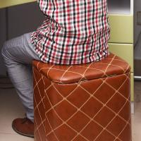 多功能收纳凳子时尚实木换鞋凳沙发凳可坐人储物凳梳妆凳整理箱