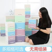 办公桌面收纳盒塑料多层小抽屉式文件化妆品收纳柜杂物饰品整理箱