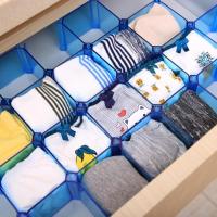 内衣格子内裤袜子抽屉式收纳盒自由组合整理盒子塑料分格分类隔板