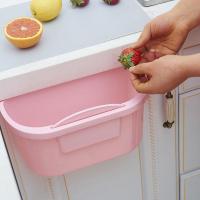 厨房台面桌面垃圾桶 橱柜门挂式垃圾盒 收纳桶带手柄