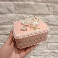 便携式首饰盒 简约旅行迷你首饰包 公主小巧耳钉饰品首饰收纳盒子