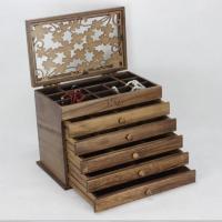 高档首饰盒木质韩国公主欧式实木手饰饰品多层收纳盒生日结婚礼物