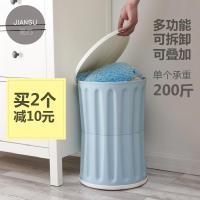 多功能收纳凳储物塑料凳子玩具收纳箱换鞋凳沙发凳卡通凳这整理箱