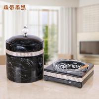 简约时尚桌面垃圾桶带盖迷你收纳桶家用客厅小号桌上垃圾杂物筒