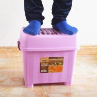 塑料储物凳收纳凳子可坐儿童玩具收纳箱加厚防水游泳手提便携凳子
