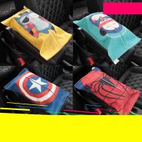 创意车载纸巾盒汽车用抽纸盒座式纸巾包套挂式卡通可爱车内用品车内纸巾收纳盒生活日用家庭清洁收纳整理用品收纳盒