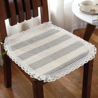 棉线编织椅子坐垫夏季薄款布艺餐椅垫办公室坐垫汽车座垫坐垫椅垫垫子生活日用家居家纺纺织品布艺软饰坐垫垫子