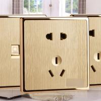 气墙壁插座 一位电脑插座 网线单电脑面板香槟金单电脑多色多款多功能时尚创意电子电工插座电脑插座