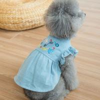 牛仔公主裙衣服狗狗蓬蓬裙泰迪贵宾博美两脚衣小型犬幼犬裙子多色多款多功能宠物用品宠物服饰及配件宠物服装/雨衣