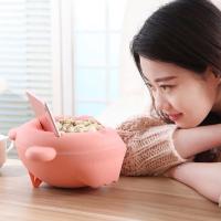 [买三送一]纯色可爱塑料懒人双层瓜子盘干果盘创意水果盘客厅瓜子糖果盘瓜子盒糖果盒简约时尚生活日用收纳用品