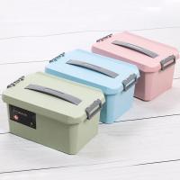 手提双层医药箱可爱旅行便携药品收纳盒家用塑料医疗箱家庭用药箱家装建材住宅家具箱类家用药箱生活日用药品箱