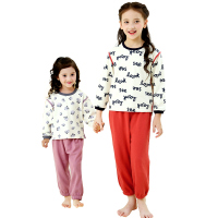 儿童睡衣男童女童春秋纯棉家居服宝宝男孩女孩防着凉全棉两件套装