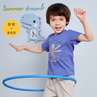 龙之涵(LONGZHIHAN)儿童T恤短袖夏季衣服宝宝夏装童装上衣男女童体恤亲子装