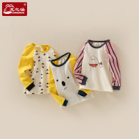 龙之涵(LONGZHIHAN)儿童内衣单件上衣男童女童保暖秋衣宝宝睡衣中大童套头衣服