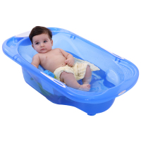 龙之涵新生儿宝宝浴盆婴儿洗澡盆儿童加厚沐浴盆可坐可躺防滑盆
