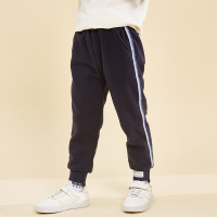 龙之涵(LONGZHIHAN)男女童加厚长裤2021冬季新款摇粒绒保暖裤儿童休闲卫裤