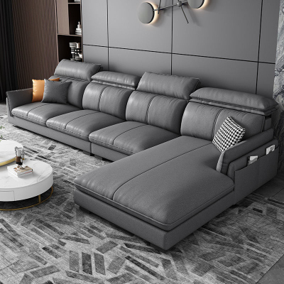 佐慕布艺沙发新款乳胶小户型贵妃组合客厅现代简约免洗科技布沙发