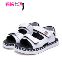 锦铭七玥童鞋2017夏季新款沙滩鞋男孩女孩凉鞋厂