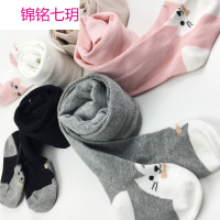 锦铭七玥2018春秋新款宝宝连裤袜纯棉可开档婴幼儿打底裤小童裤子厂家直销