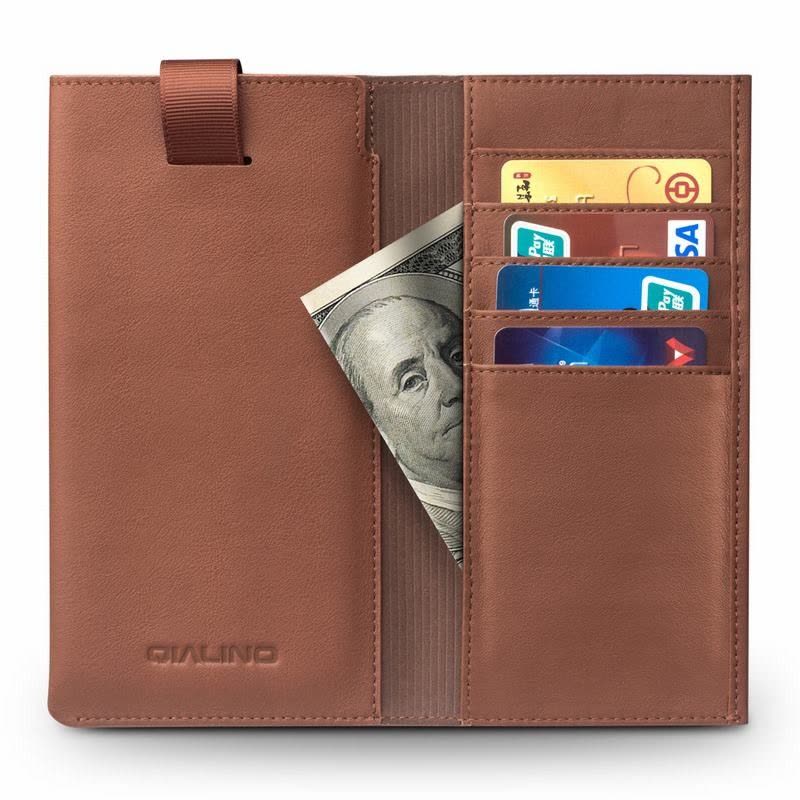 HUAWEI/华为手机保护壳/保护套 防摔 钱包款 可放卡 适用于华为麦芒5 钱包款 -棕色图片