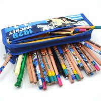 迪士尼(Disney) 卡通笔袋 5617F大容量文具盒 米奇米妮学习用品 中小学生铅笔盒 男女孩学生奖品 韩版创意奖品