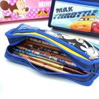 迪士尼(Disney) 卡通笔袋 5617F大容量文具盒 米奇米妮学习用品 中小学生铅笔盒 男女孩学生奖品 韩版创意奖品
