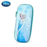 迪士尼(Disney)多功能笔盒 冰雪公主85021蓝色米奇女童文具盒EVA大容量小学生铅笔盒3D立体压模笔袋 学习用品