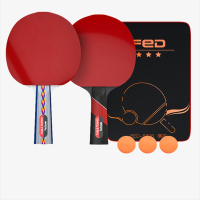 飞尔顿(FEIERDUN) 乒乓球拍单拍初学者成品乒兵双面反胶皮学生兵乒球横拍