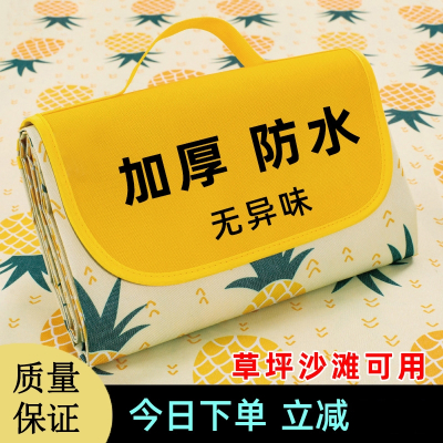 闪电客户外野餐垫 潮垫便携春游垫子加厚 水野外露营地垫草坪铺垫餐布