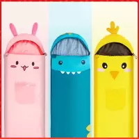闪电客儿童睡袋小学生教室午休四季通用款户外露营冬季加厚 寒被子两用