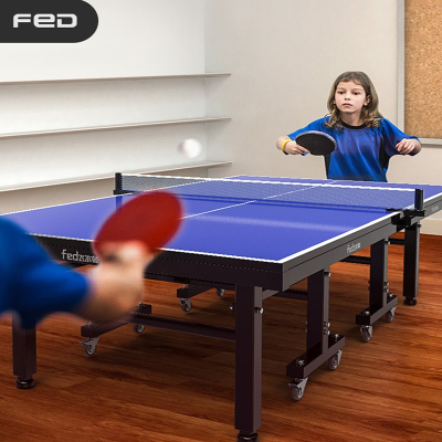 飞尔顿(FEIERDUN)乒乓球桌家用乒乓球台可折叠式标准室内飞尔顿可移动案子