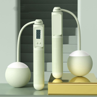 闪电客无绳跳绳健身瑜伽电子计数运动负重球 女生男士专用款重力绳子