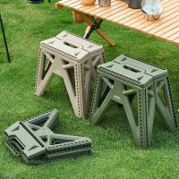 闪电客户外钓鱼折叠凳塑料便携家用旅行加厚折叠小板凳折叠椅子