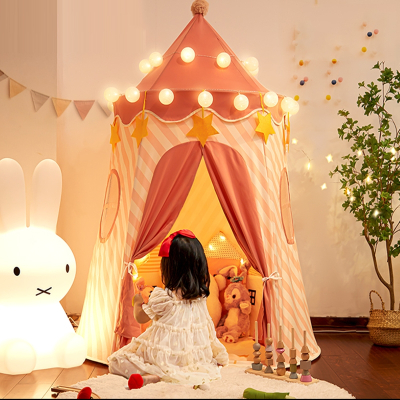 闪电客儿童小帐篷室内家用宝宝游戏屋女孩公主城堡男孩玩具屋房子