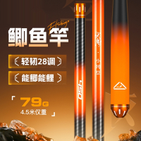 闪电客小综合钓鱼竿鱼竿手竿鲫鱼竿超细台钓竿轻便鲫鱼杆