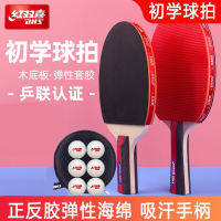 红双喜(DHS)乒乓球拍小学生专用儿童初学者专业款乒乓球套装