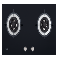 玉立钢化玻璃燃气灶JZY/T-200BX+黑色 液化气