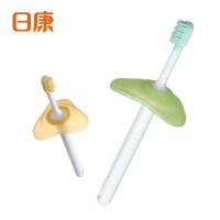 清仓款日康RK-3523婴儿乳牙刷 宝宝儿童软毛牙刷宝宝训练练习牙刷 1-2-3岁