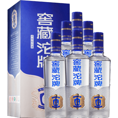 沱牌舍得 沱牌酒 生态6窖藏沱牌 38度500ml*6瓶整箱装 浓香型白酒