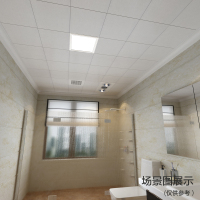 奥普平板灯灯具集成吊顶led厨房卫生间面板灯 300扣板灯厨卫灯